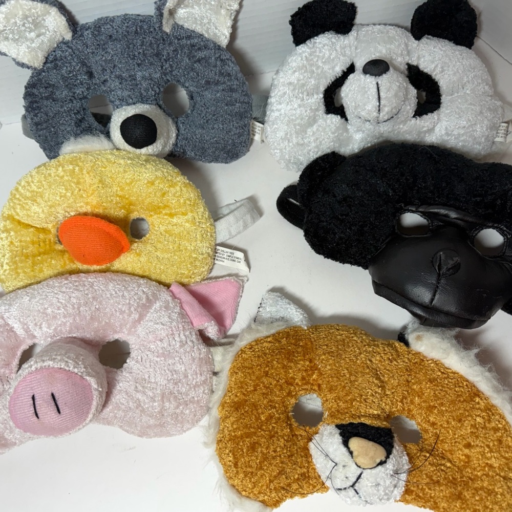Plush Animal Masks